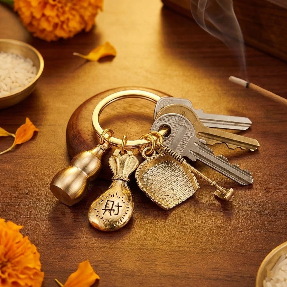 Feng Shui Good Luck Keychain - Aditya Kundali