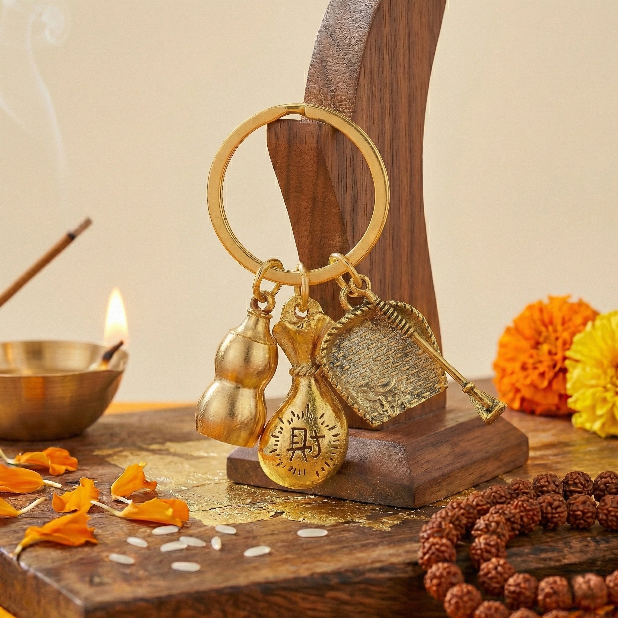 Feng Shui Good Luck Keychain - Aditya Kundali