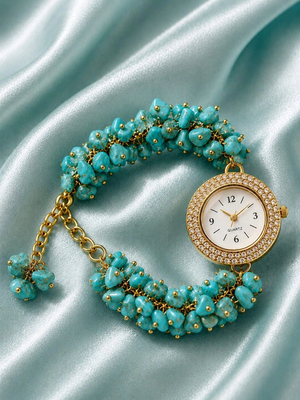 Firoza Chip Watch Bracelet - Aditya Kundali