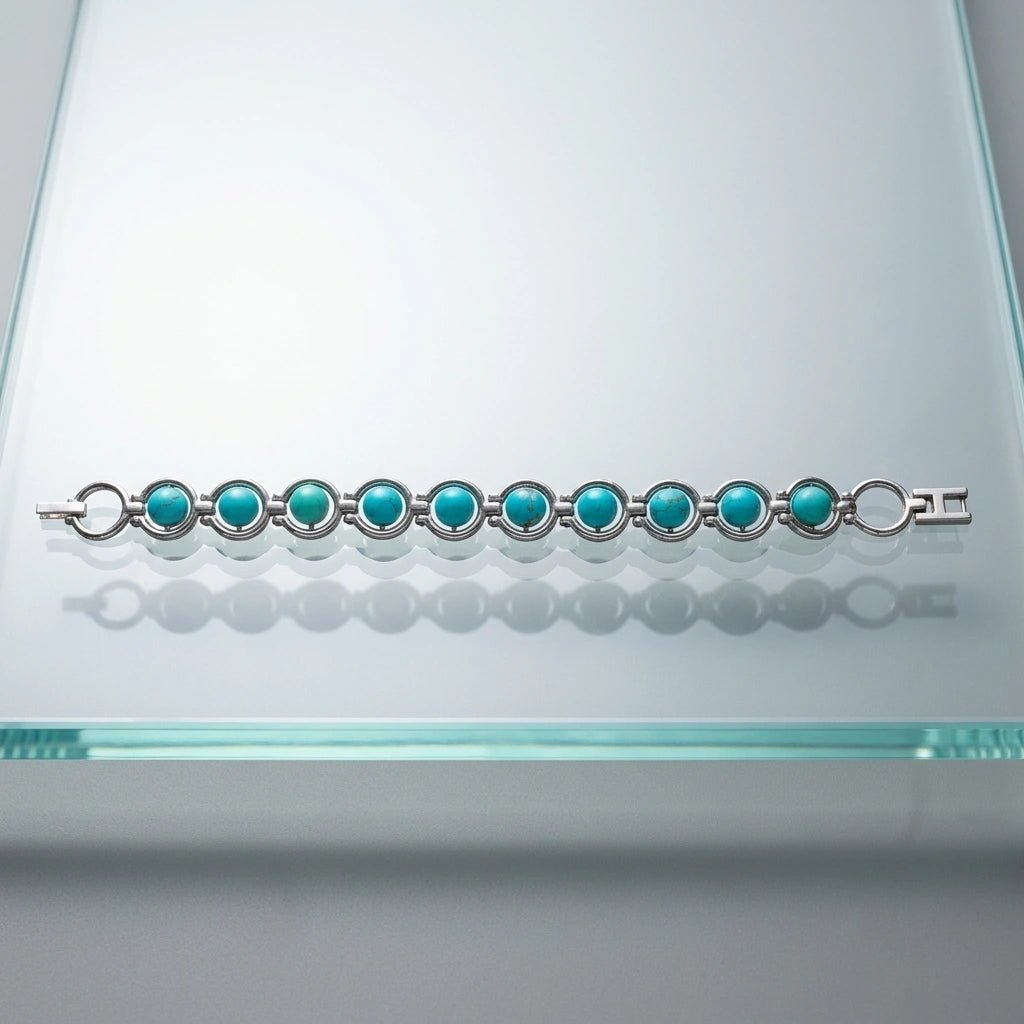 Firoza Link Bracelet - Aditya Kundali