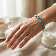 Firoza Link Bracelet - Aditya Kundali