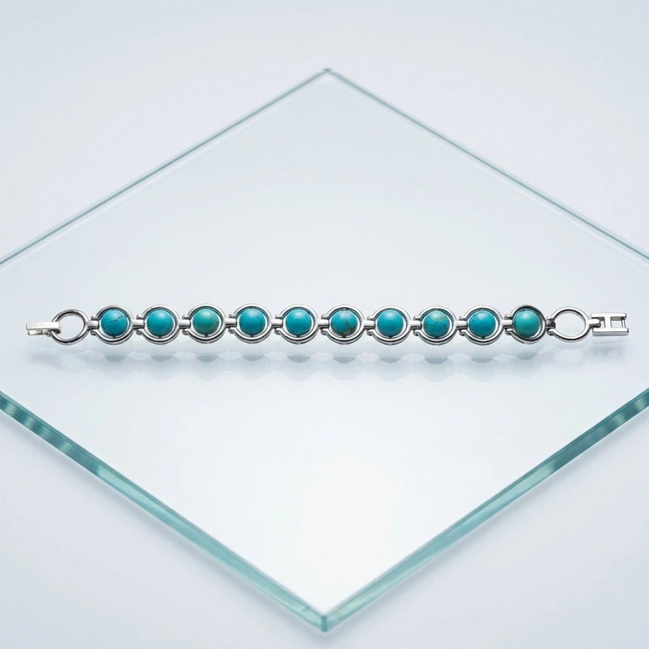 Firoza Link Bracelet - Aditya Kundali