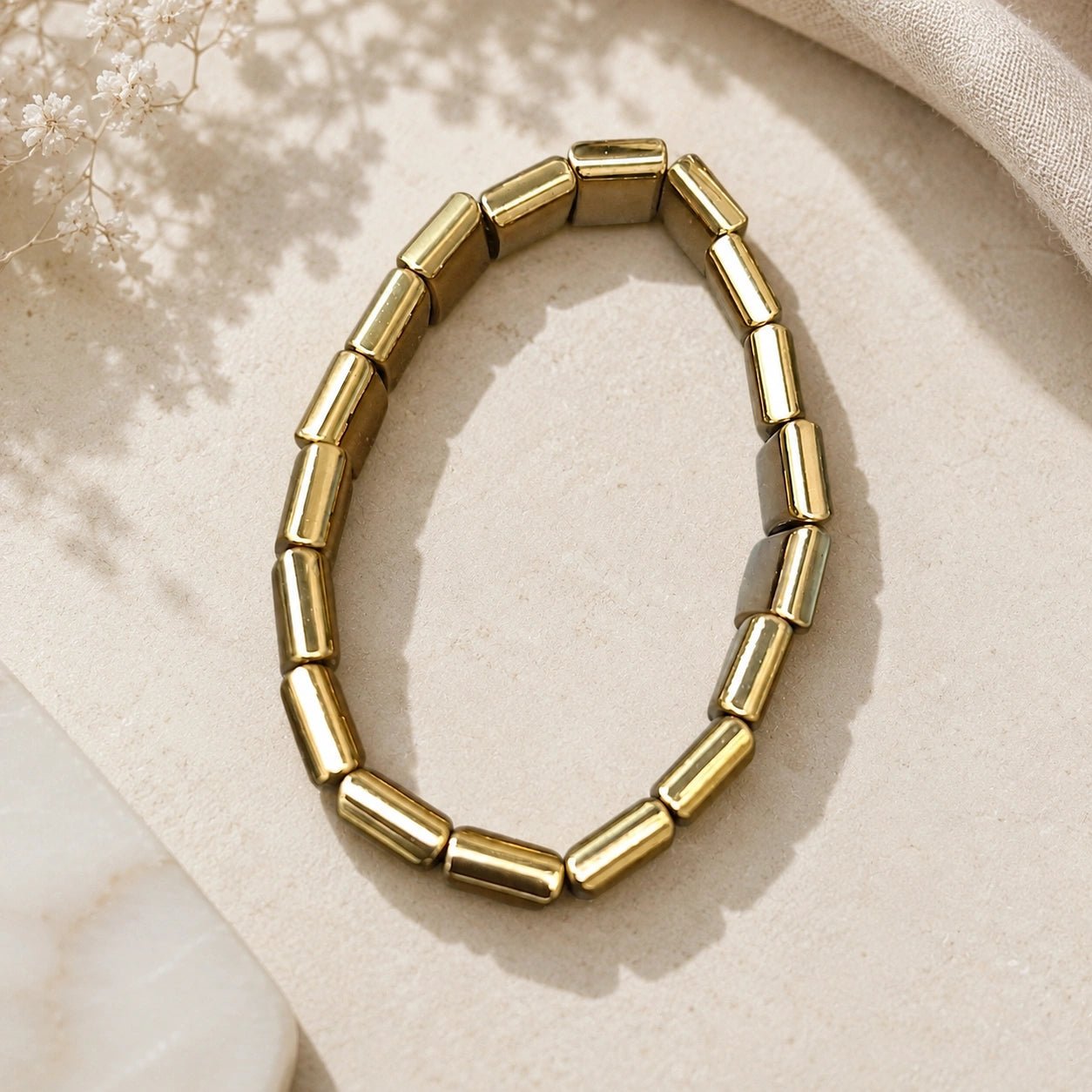 Gold Hematite Bracelet - Aditya Kundali