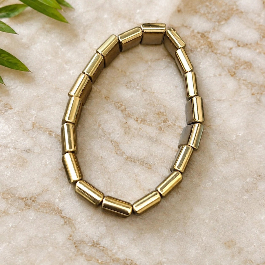 Gold Hematite Bracelet - Aditya Kundali