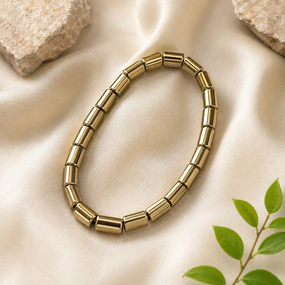 Gold Hematite Bracelet - Aditya Kundali