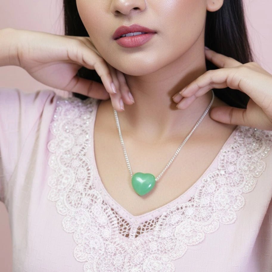 Green Aventurine Pendant - Aditya Kundali