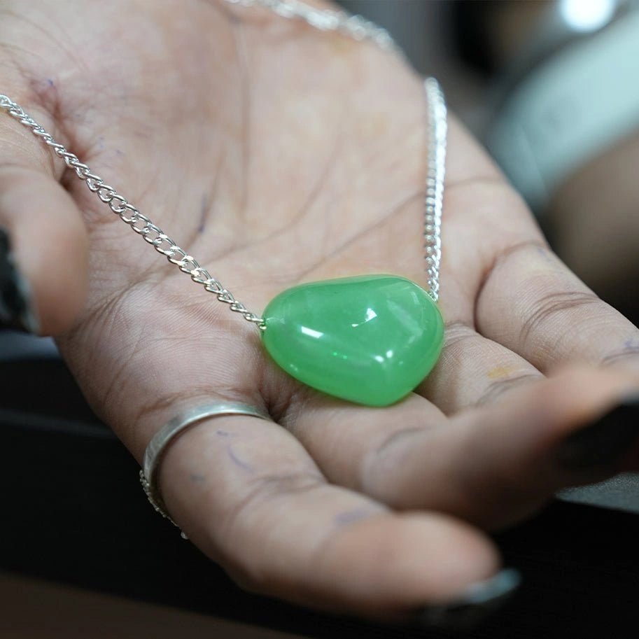 Green Aventurine Pendant - Aditya Kundali