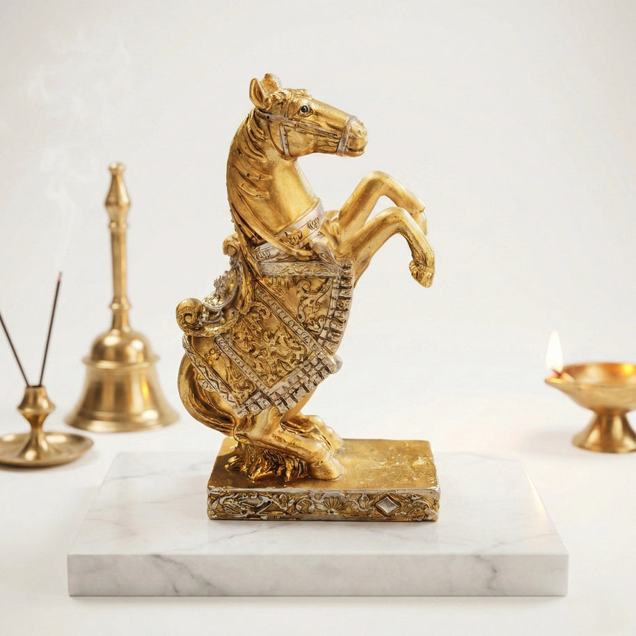 Jumping Horse Statue - Aditya Kundali