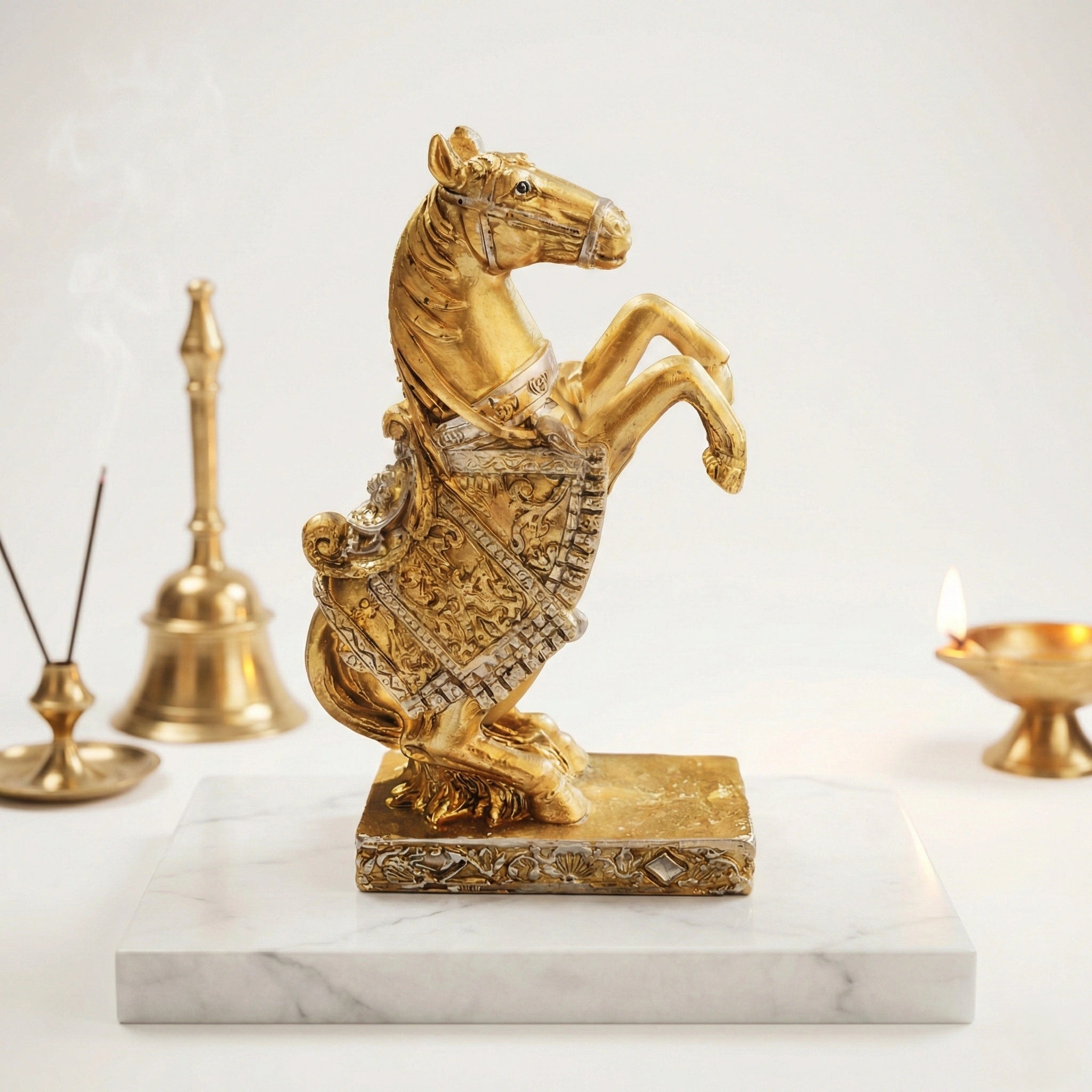 Jumping Horse Statue - Aditya Kundali