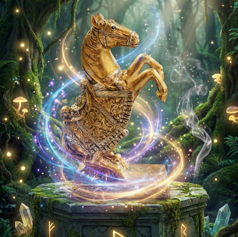 Jumping Horse Statue - Aditya Kundali