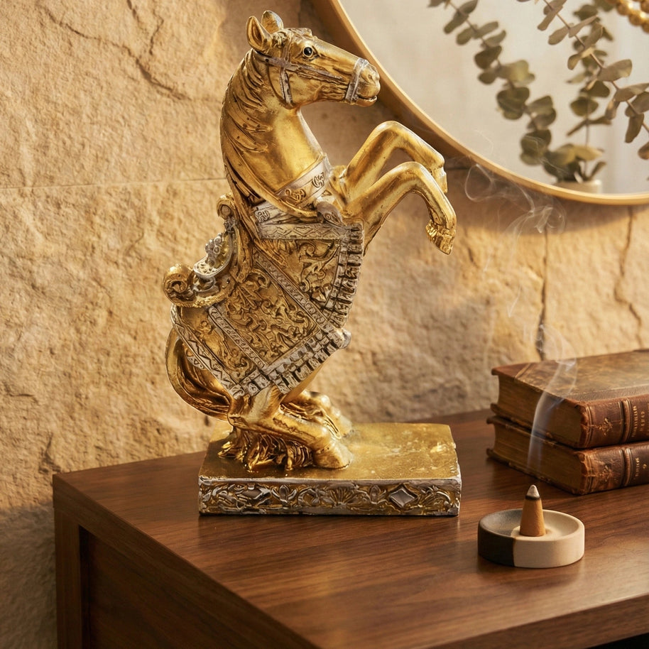 Jumping Horse Statue - Aditya Kundali