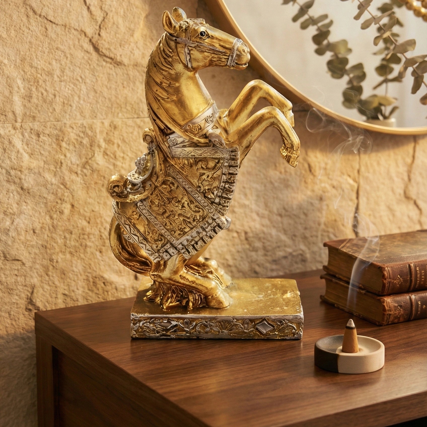 Jumping Horse Statue - Aditya Kundali