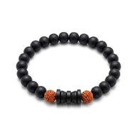 Karungali Rudraksha Damru Bracelet - Aditya Kundali