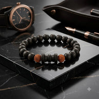 Karungali Rudraksha Damru Bracelet - Aditya Kundali