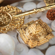 Kuber Key & Shri Yantra Plate - Aditya Kundali