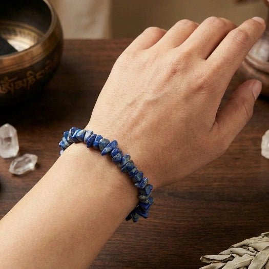 Lapis Lazuli Chip Bracelet - Aditya Kundali