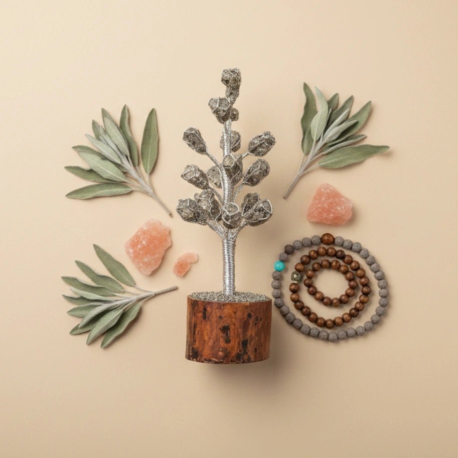 Natural Pyrite Stone Trees - Aditya Kundali