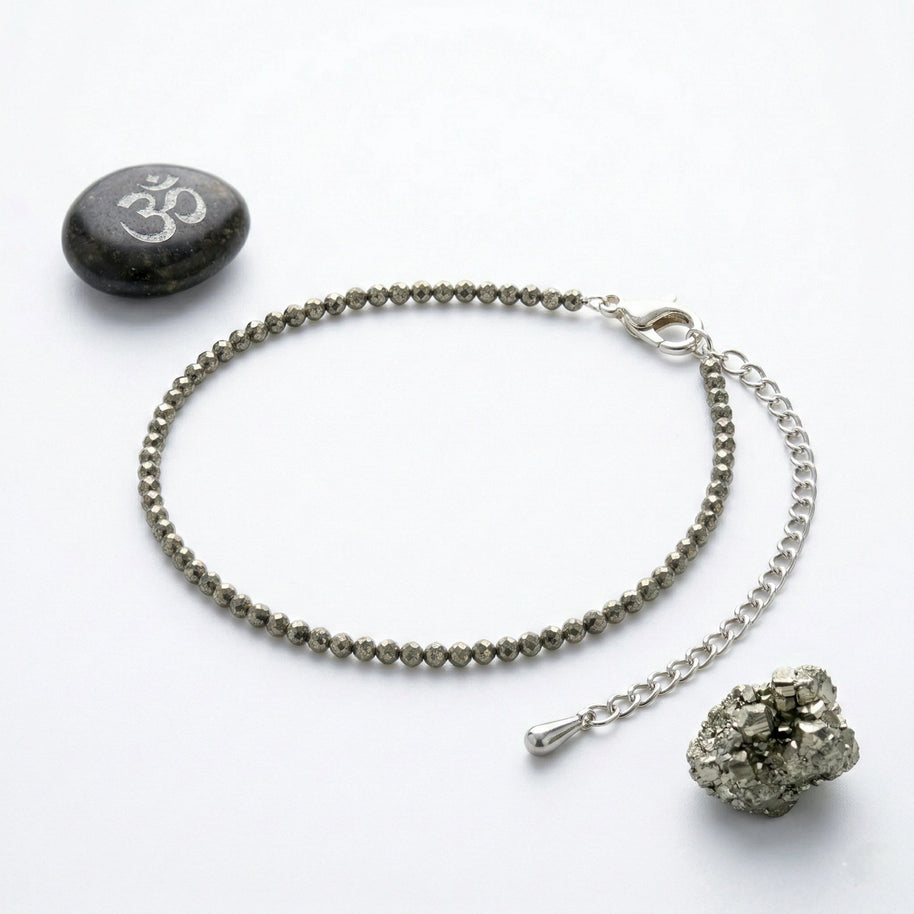 Pyrite Anklet [1 Pc] - Aditya Kundali