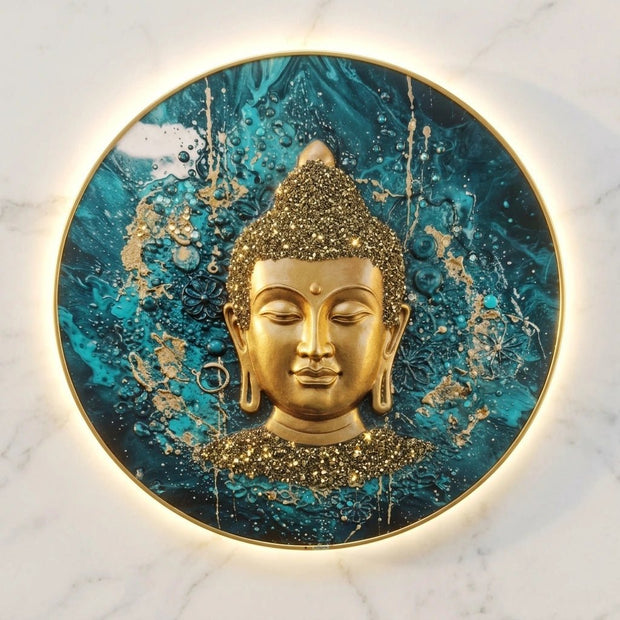 Pyrite Buddha Frame - Aditya Kundali