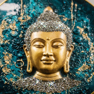 Pyrite Buddha Frame - Aditya Kundali