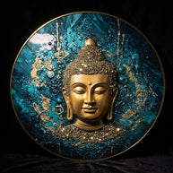 Pyrite Buddha Frame - Aditya Kundali