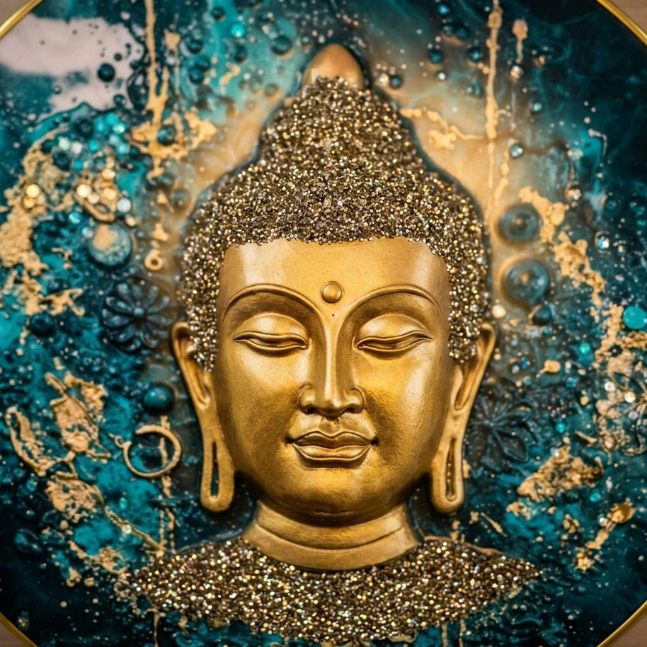 Pyrite Buddha Frame - Aditya Kundali
