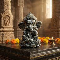 Pyrite Ganesh Statute - Symbol of Prosperity, Protection & Success - Aditya Kundali