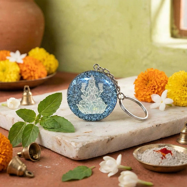 Pyrite Laxmi Keychain - Aditya Kundali