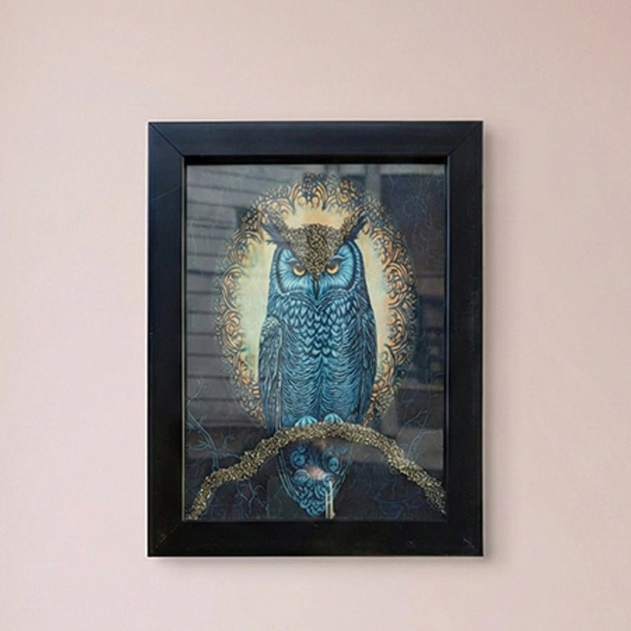 Pyrite Owl Frame - Aditya Kundali