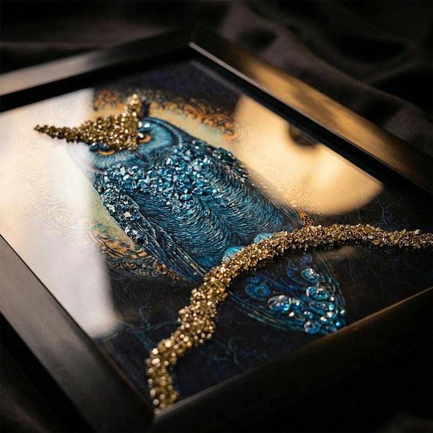 Pyrite Owl Frame - Aditya Kundali