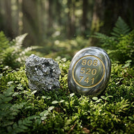Pyrite Zibu Coin & Pyrite Stone - Aditya Kundali