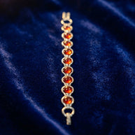 Red Jade Link Bracelet - Aditya Kundali