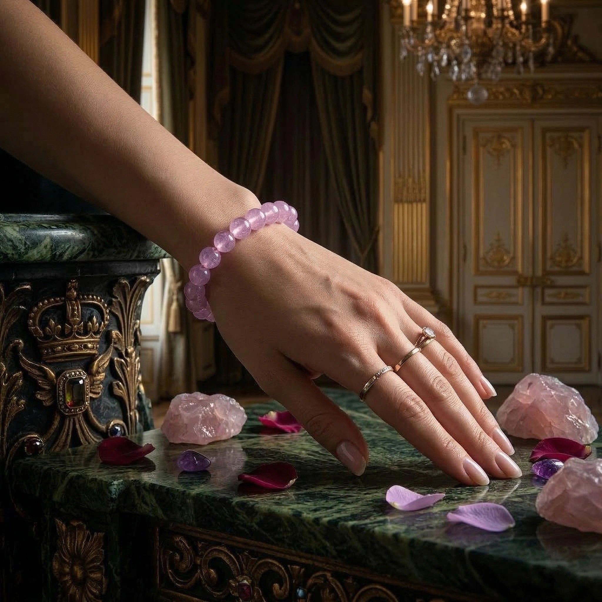 Rose Quartz Bracelet - Aditya Kundali