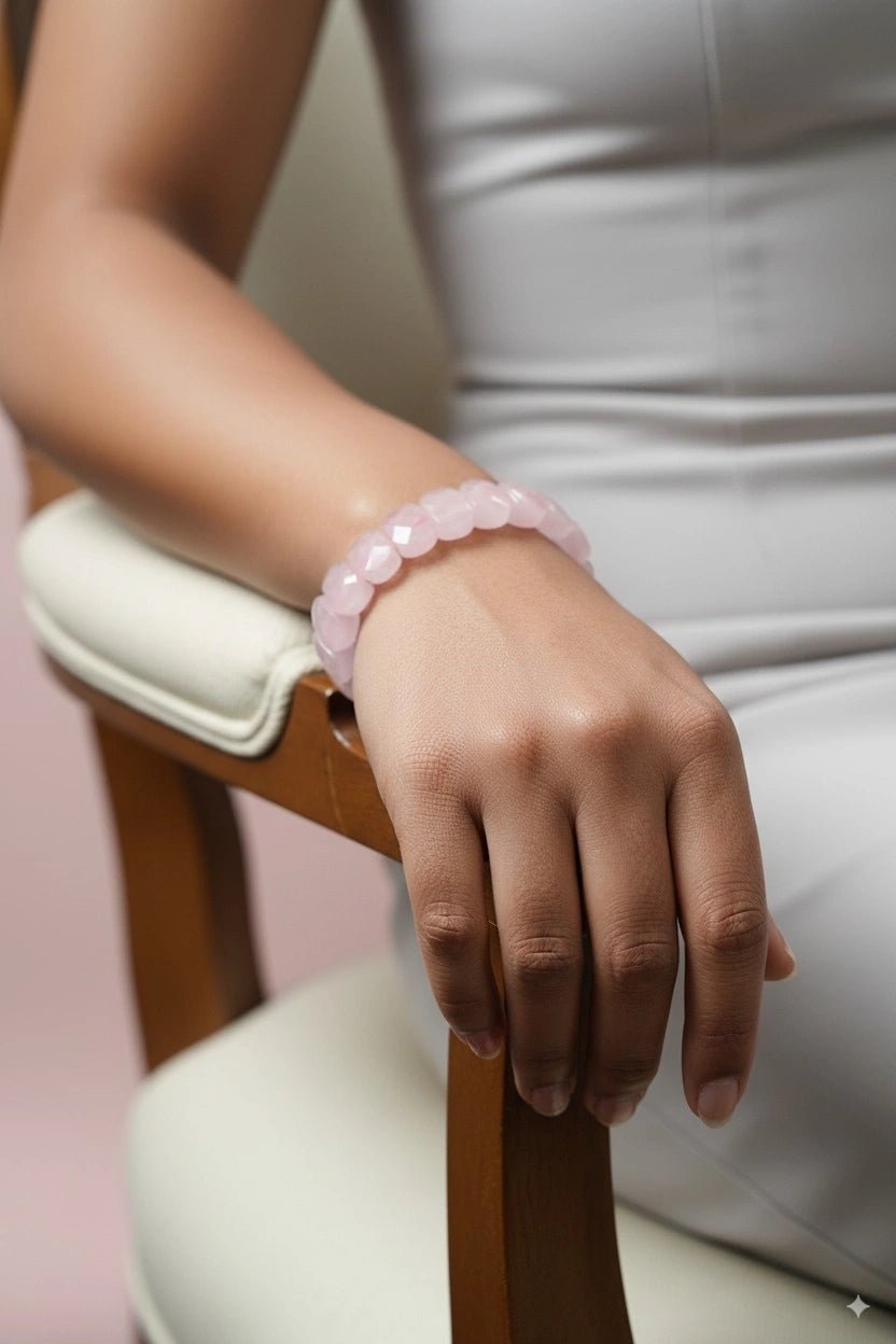 Rose Quartz Squirt Bracelet - Aditya Kundali