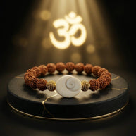 Rudraksha Gomti Chakra Bracelet - Aditya Kundali