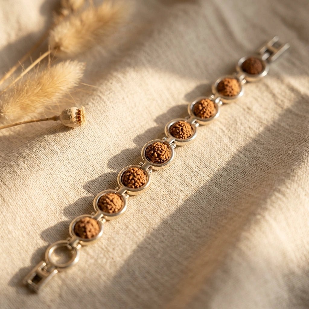 Rudraksha Link Bracelet - Aditya Kundali