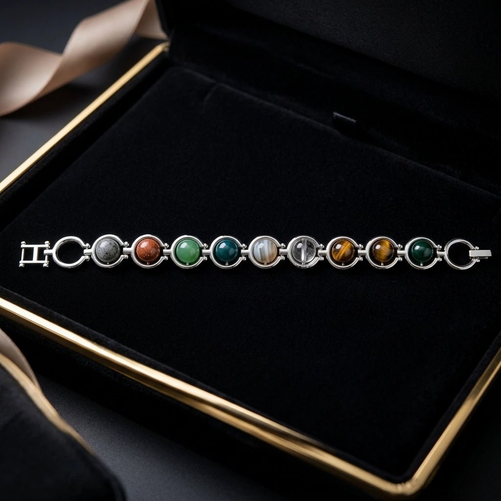 Seven Chakra Link Bracelet - Aditya Kundali