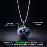Sodalite Apple Pendant - Aditya Kundali