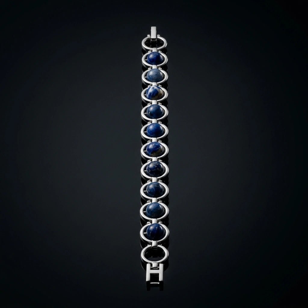 Sodalite Link Bracelet - Aditya Kundali