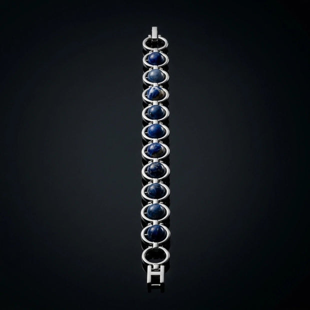 Sodalite Link Bracelet - Aditya Kundali