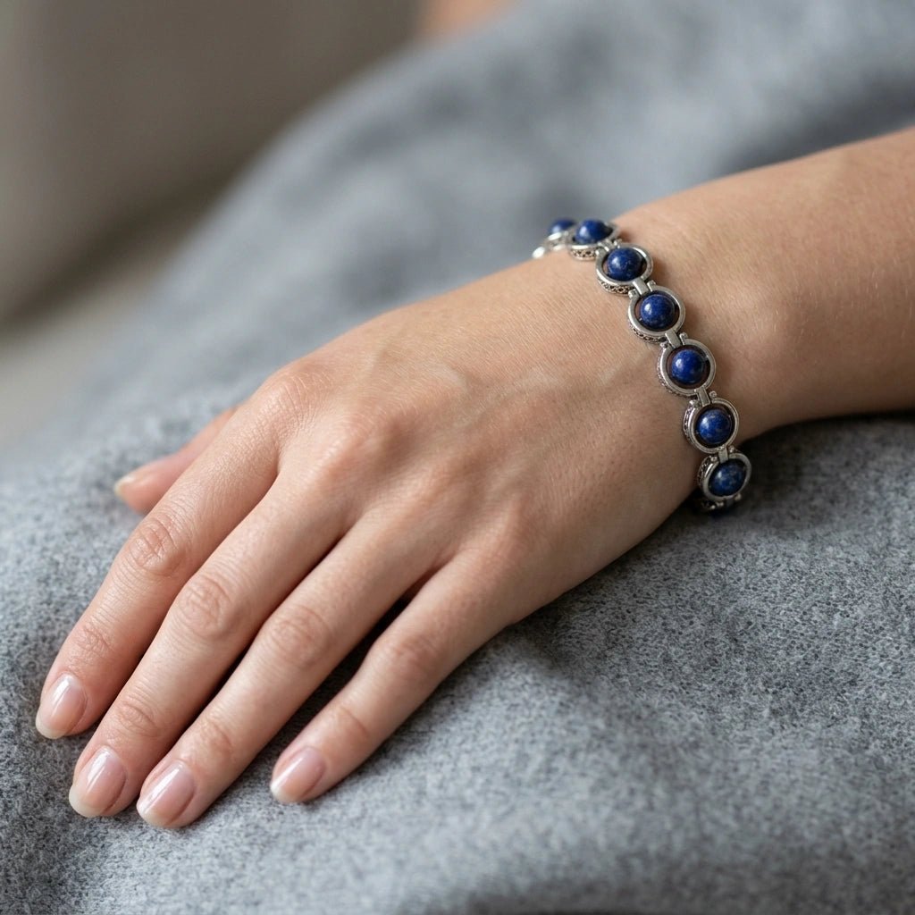 Sodalite Link Bracelet - Aditya Kundali