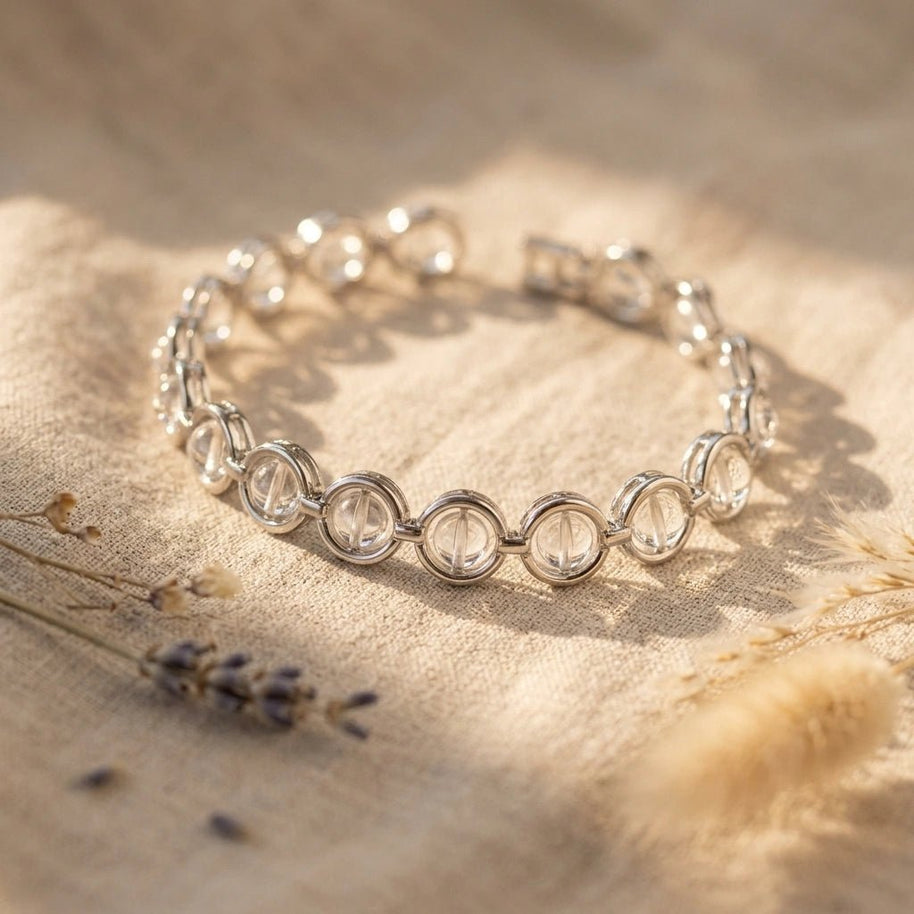 Sphatik Link Bracelet - Aditya Kundali