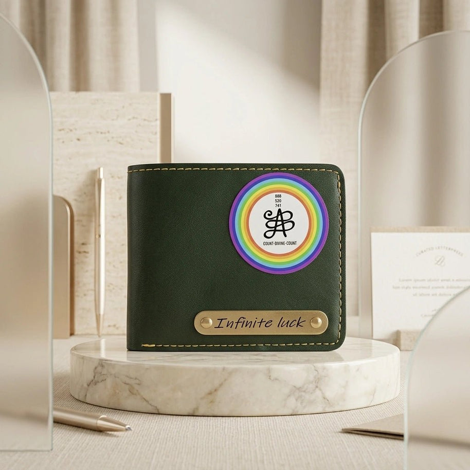 Zibu Angelic Symbol Wallet for Men - Aditya Kundali