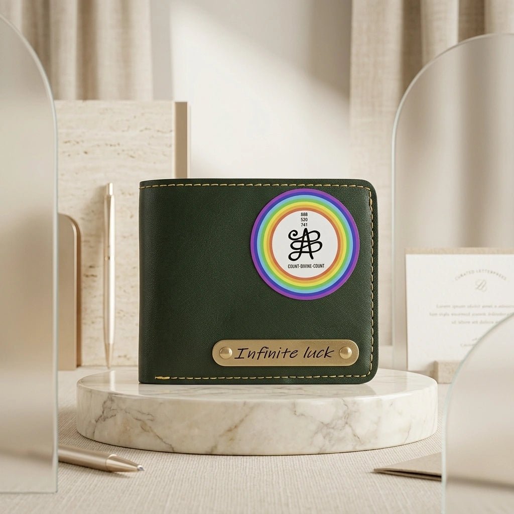 Zibu Angelic Symbol Wallet for Men - Aditya Kundali