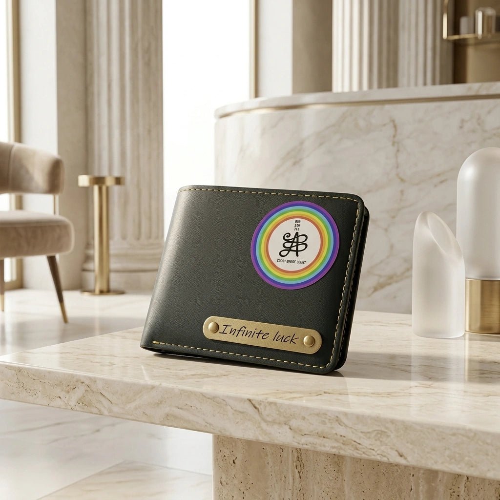 Zibu Angelic Symbol Wallet for Men - Aditya Kundali