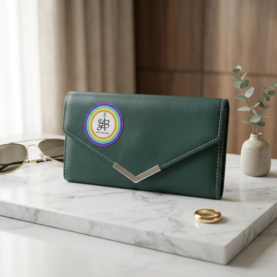 Zibu Angelic Symbol Wallet for Women - Aditya Kundali